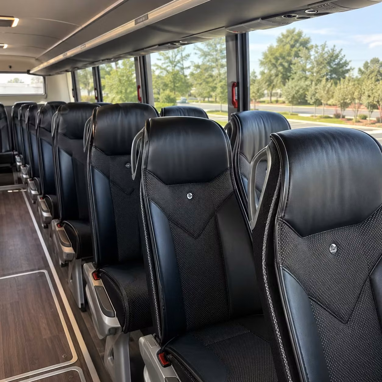 anaheim charter bus rental inside