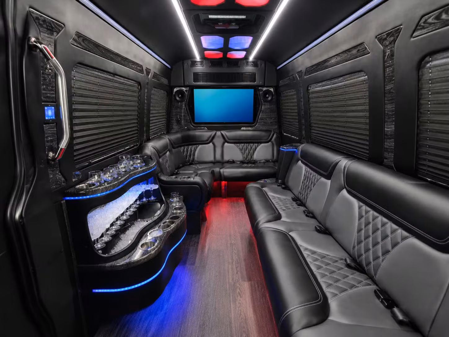 sprinter vans and limo buses for intimate anaheim prom groups